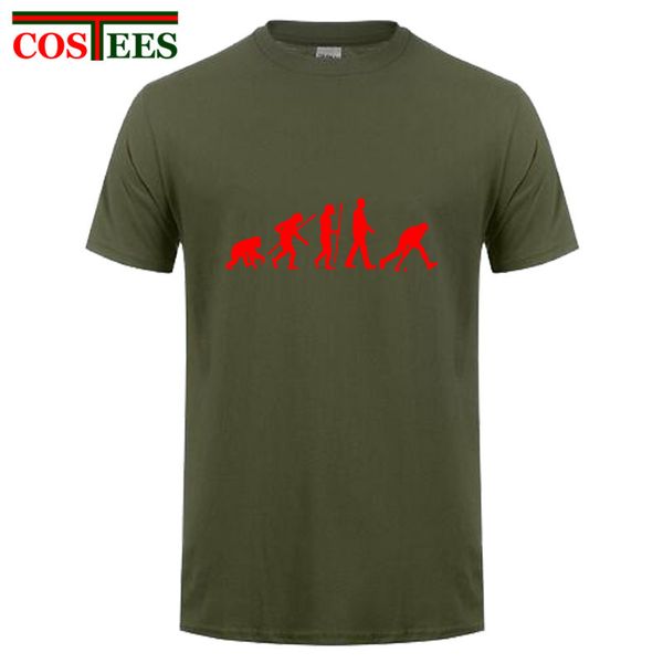 

sport 2017 new arrival summer evolution of ice hockeyer youth club t-shirt casual man printed short sleeve funny men t shirt homme