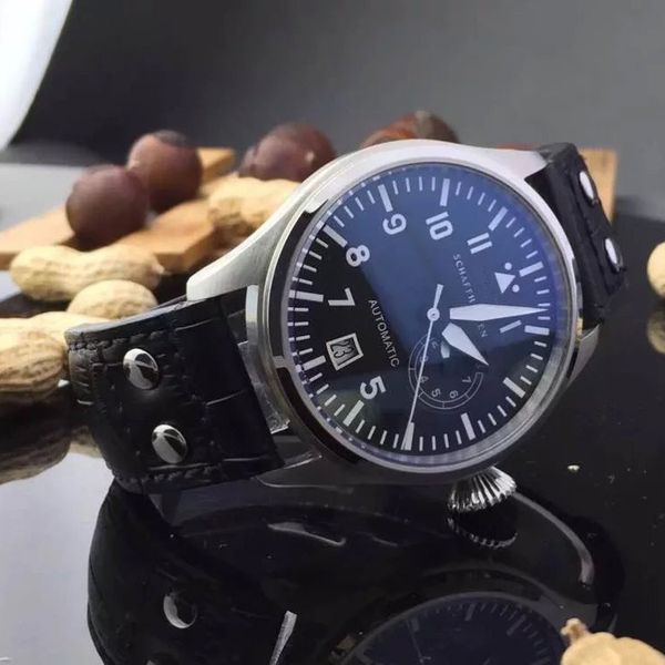 

mechanical watch men's swiss high grade precision steel belt fashion automatic mechanical watch, Slivery;brown