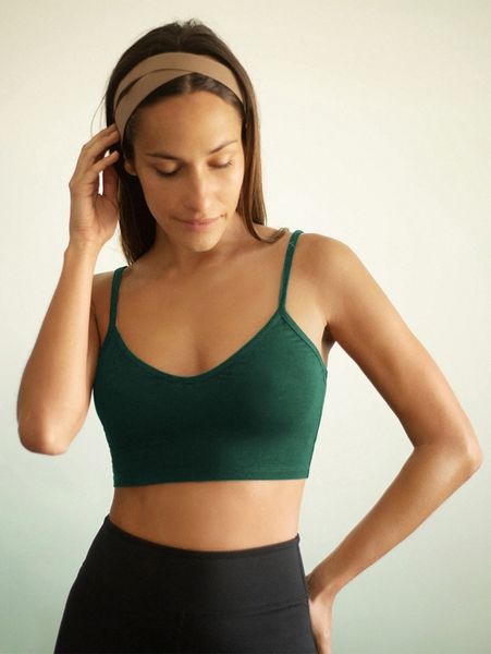 

solid crop cami 98jm#, White