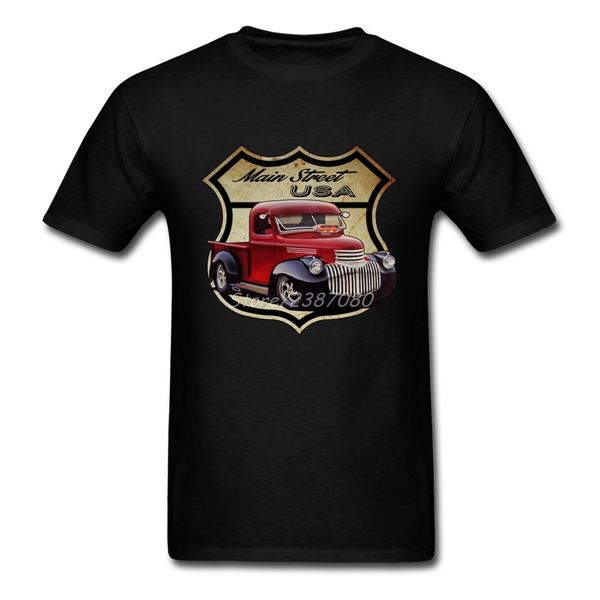

sport main street usa route 66 t shirt short sleeve custom t-shirts for men 2019 new kpop big size o-neck cotton fitness men