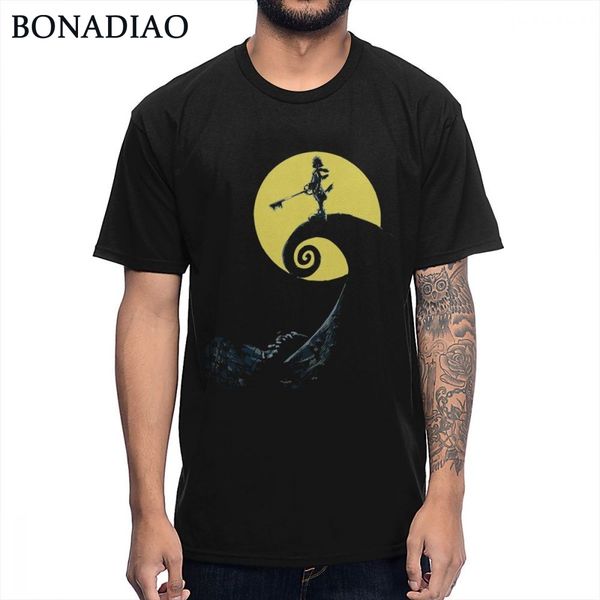 

kingdom hearts t shirt round neck graphic print halloween town sora tee homme tee shirt tshirt sport hooded sweatshirt hoodie