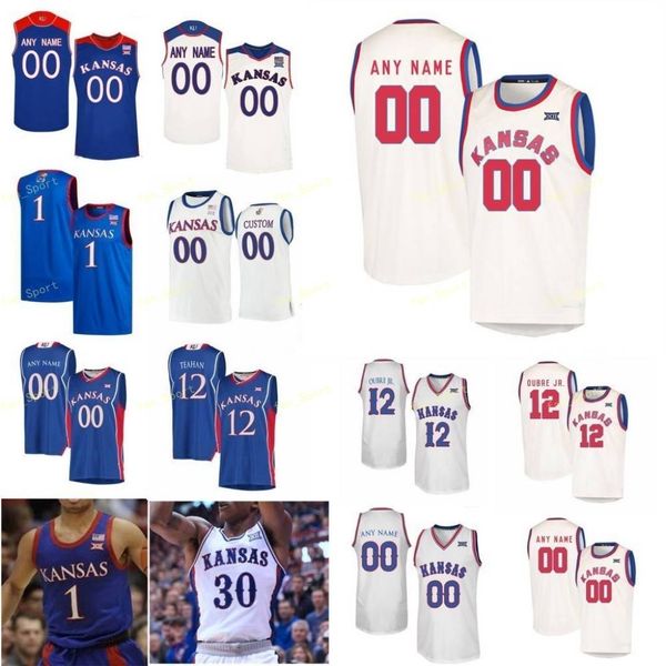

kansas jayhawks college basketball jersey 5 elijah elliott 0 thomas robinson 15 tyshawn taylor 13 walt wesley women youth custom stitched, Black