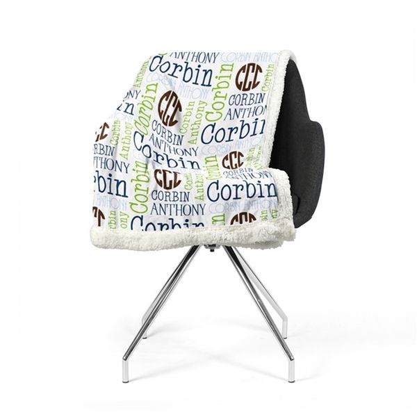 

personalized swaddling bedding swaddle newborn sherpa fleece crib bed blanket birthday baby shower gift y201009