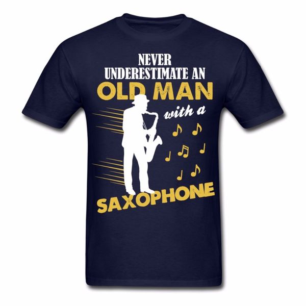

new t shirts men's clothing tee never underestimate an old man with a saxophone classic t shirt sport hooded sweatshirt hoodie