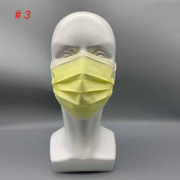 

qlpml cover mouth disposable dust gray mask masks 50pcs/bag non-woven masks 3-ply colorful fa pink balck cakuk ueojh