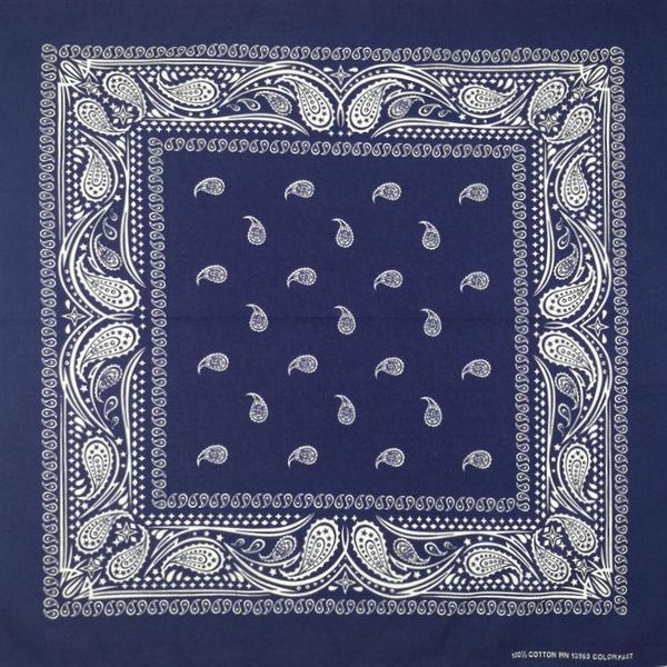 

new hot sales 100% хлопок 55см * 55см blacred синий paisley печатный банданы для женщин / мужчин / мальчиков / девочек new hot sqcacu haircl, Black