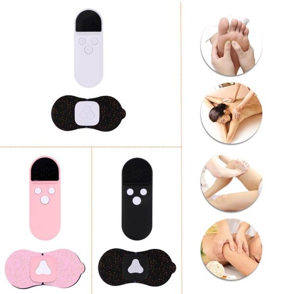 

ems pluse massager for body neck waist leg mini back massager massage health care smart muscle stimulator slimming pain relief
