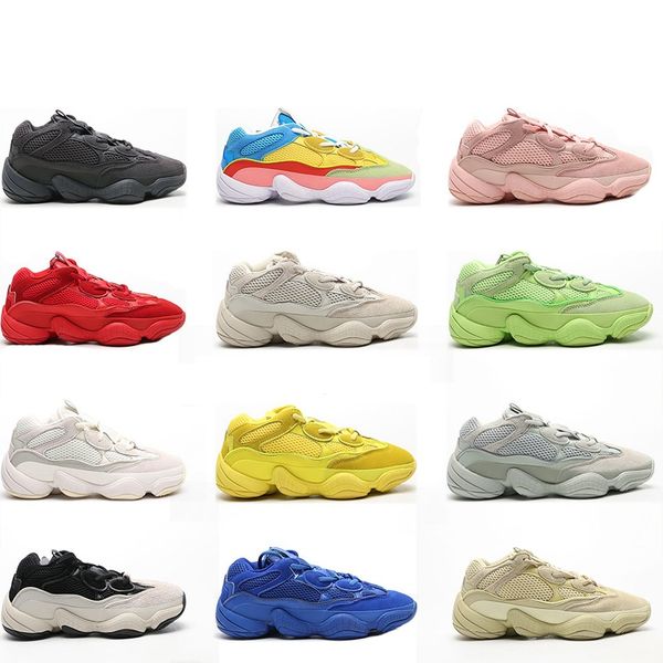 

2020 kanye wes 500 stone bone white running shoes mens womens super moon yellow utility black blush salt kanye west stylist sports sneakers