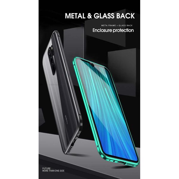 

360 metal magnetic double sided case for xiaomi redmi note 9 pro 9s 8t 7 pro redmi 9 8 8a wmttvb
