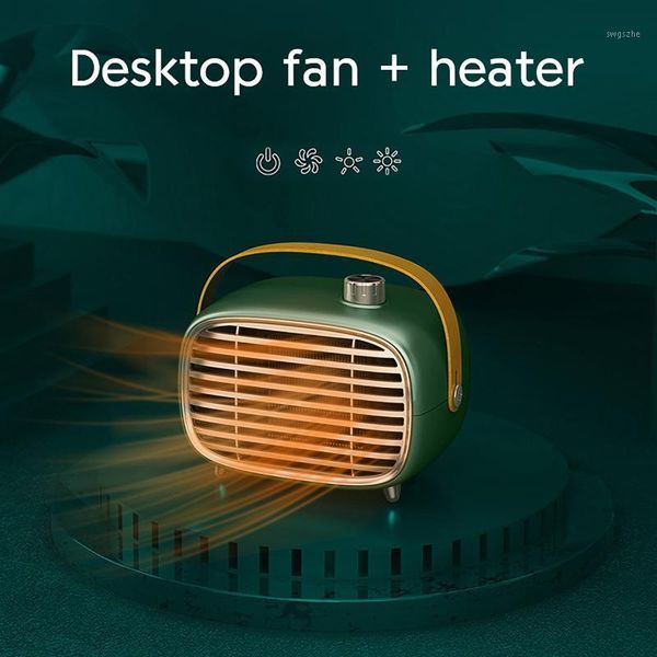 

portable electric heaters fan air warmer silent convector deskmini home office silent fast heat thermostat1
