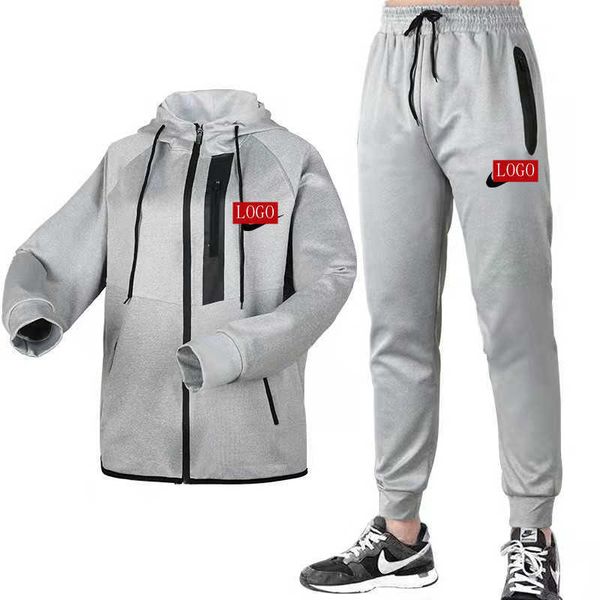 

black mens tracksuits trousers cotton workout clothes training hba, Gray