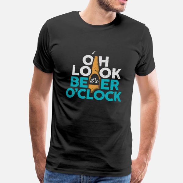 

beer o clock funny gift beer bottle t shirt cool print o-neck tracksuit hoodie sweatshirt