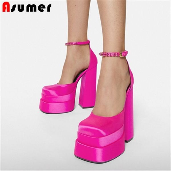 

plus size 34- brand platform sandal shoes super high heels wedding shoes summer y party niglub shoes 220308, Black