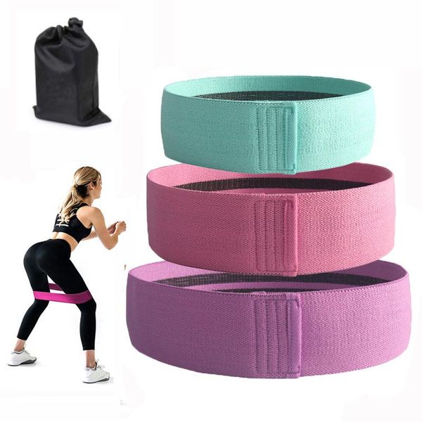 

3 pack yoga exercise tension band belt rubber stretch elastic training fitness