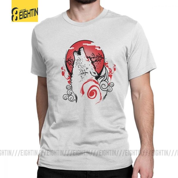 

человек богиня вс okami новизна с коротким рукавом тройники crew neck одежда очищенная летний спорт толстовка с капюшоном hoodie мужчин футб
