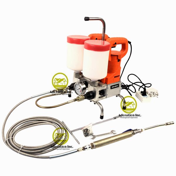 

1:1 2:1 3:1 4:1 epoxy injection pump polyurethane foam dual element crack injection grouting