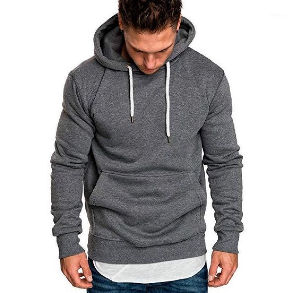 

men 2019 long sleeve autumn winter casual sweatshirt hoodies fashion solid tracksuits sweatshirts hoodies clothes1, Black