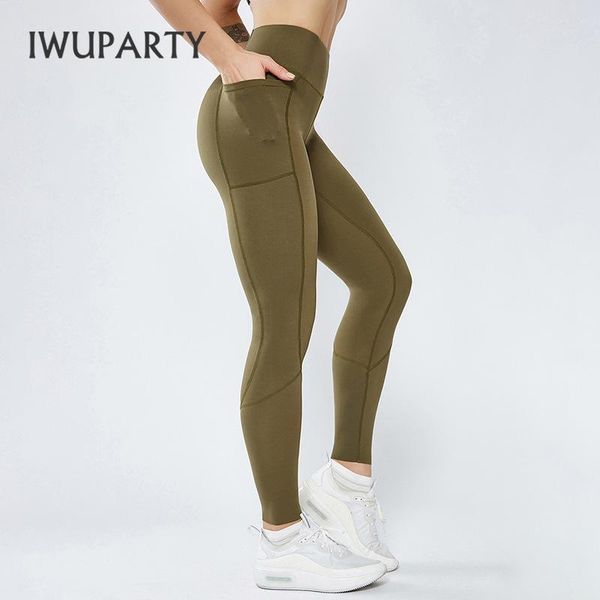 

iwuparty high waist patchwork leggings with pocket scrunch butights workout fitness legging jogging breathable sweatpants, White;red