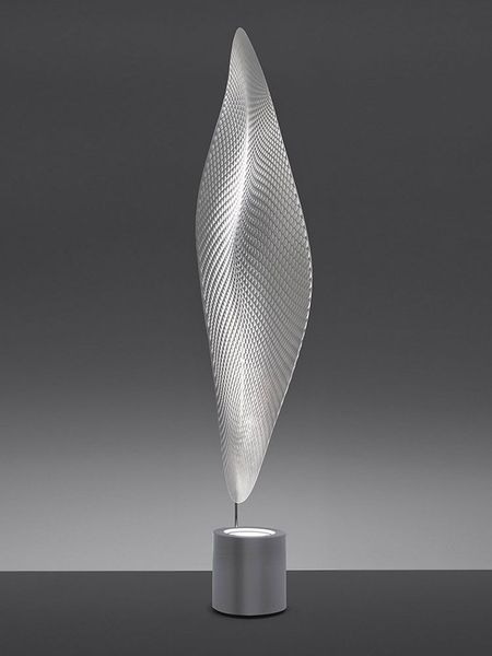 

simple light acrylic simple soft art fan modeling living room bedroom study floor lamp