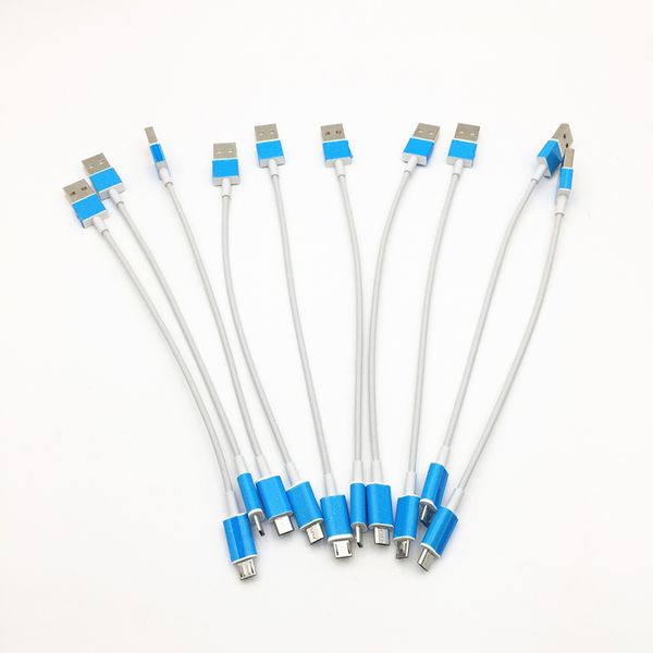 

2a 20cm usb charger short fast charging cable with data for samsung/android smart phone power bank for