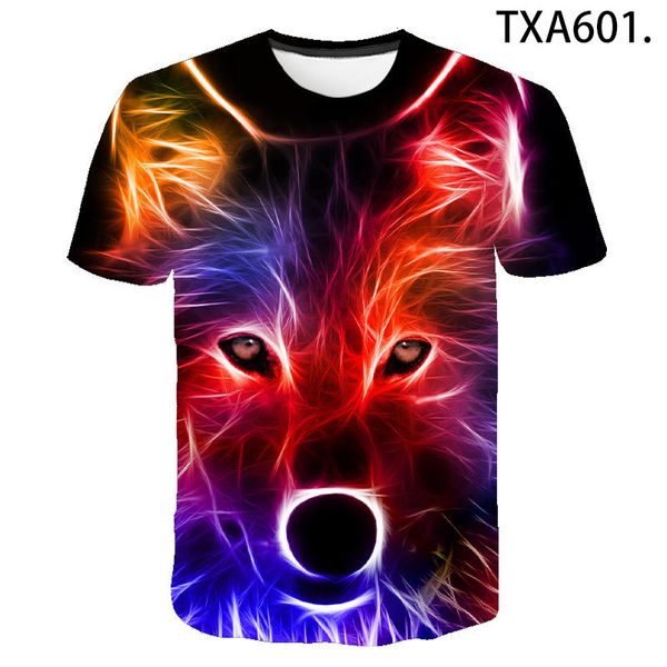

wolf 3d boy girl printed cool 3d print shirts oversized anime horror men clothing