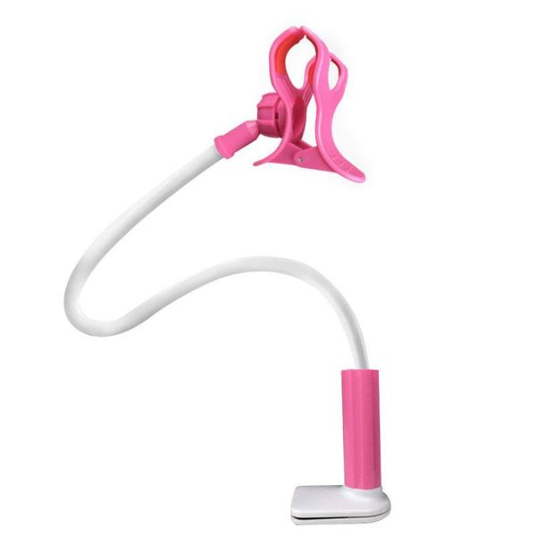 

360 degree rotating portable mobile phone bracket clip holder phone stand long arm deskmount bed universal lazy bracket jllwva