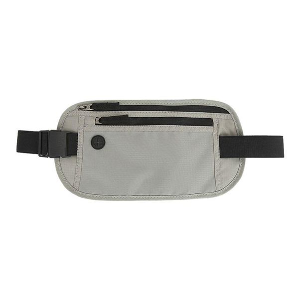 

rfid blocking slim waist fanny pack belt phone pouch travel hip purse 20ca