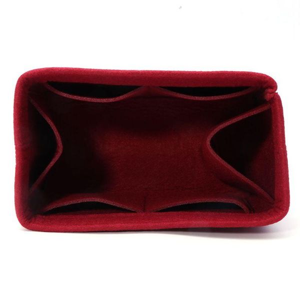 

cosmetic bags & cases felt insert bag makeup handbag organizer travel inner purse portable storage tote k9fe