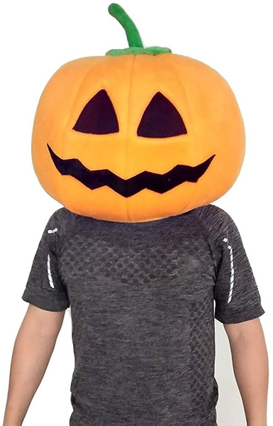 

mascot costumes plush pumpkin lantern costume animal mask mascot head halloween easter christmas party dress acting costume, Red;yellow