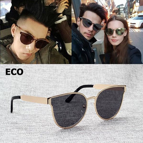 

sunglasses jackjad 2021 fashion cool quality metal frame eco style women men cat eye brand design sun glasses 3580, White;black