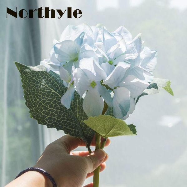 

1 piece artificial hydrangea flowers home decoration accessories fake flower wedding silk flower decor