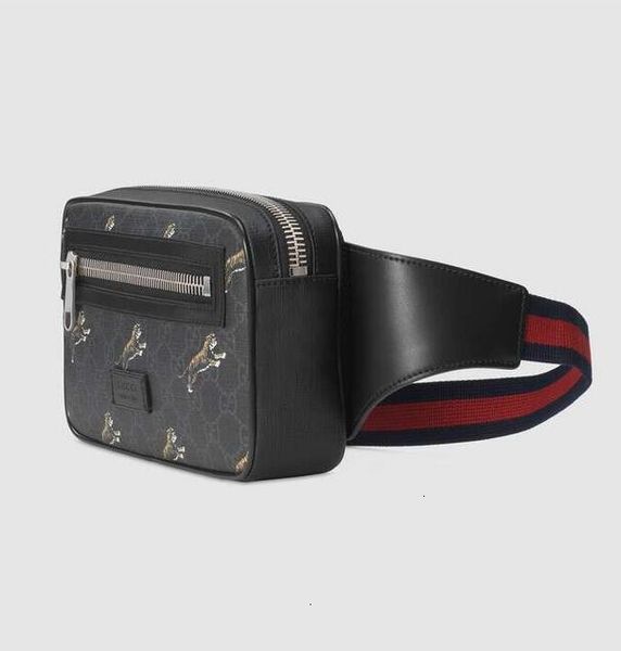 

474293 tiger printed soft high-grade artificial canvas pocket men handles boston totes shoulder crossbody bags luggage lifestyle bags