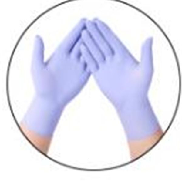 

factory57zzgrade butadiene food disposable latex rubber thickened gloves pvc plastic transparent beauty tattoo doctor de