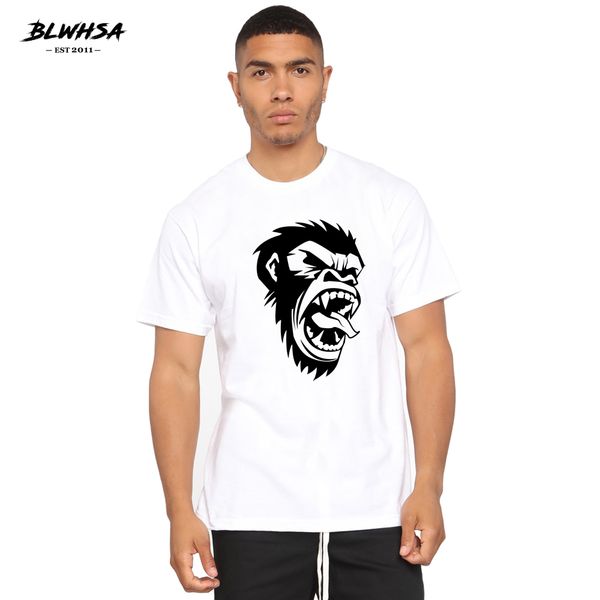 

blwhsh gorilla print fashion casual summer funny brand design gorilla printing cool plus tees hooded sweatshirt hoodie men t shirt