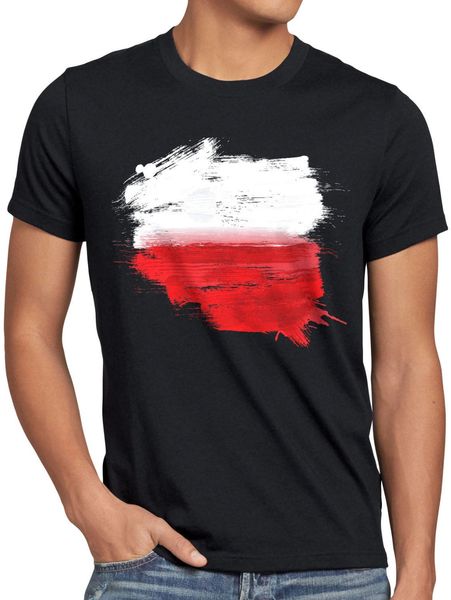 

новое прибытие «s моды polen t shirt herren sport wm em fahne национальный flagge фан artikel смешные тройники короткие спортивные толстовка