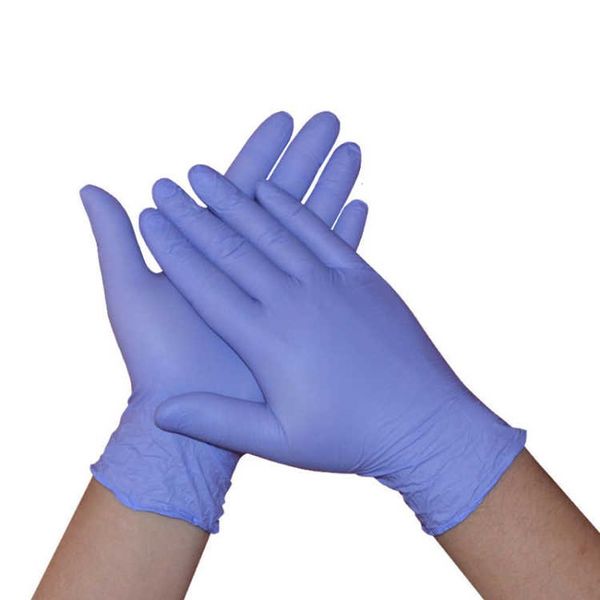 

women's disposable qing thickening ding food grade enuine rubber latex beauty oil resistant housework dishwashing nitrile gloves