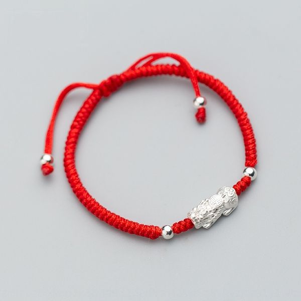 

s925 серебро для womenjapanese корейской stylefashionable личности temperamentsimple красной веревочки ч ювелирных s925 серебра для womenjap, Golden;silver