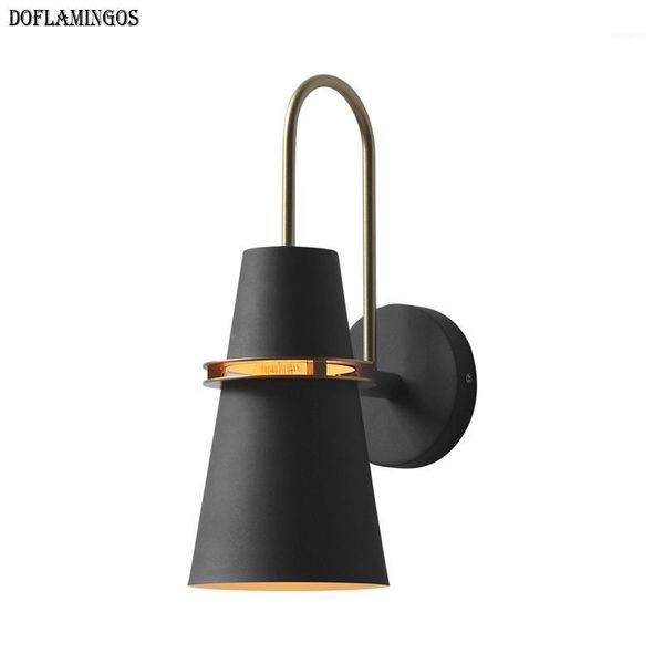 

new retro lamp nordic modern led wall lamp wall sconce light dining bedside e27 aisle corridor pub cafe aplique1