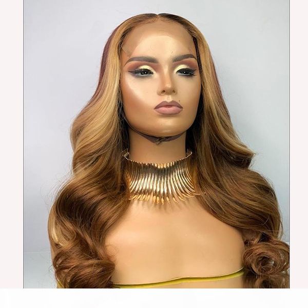 

wavy lace front wigs peruvian ombre highlight blonde full lace human hair wigs with baby hair for women natural hairline 360 lace frontal, Black
