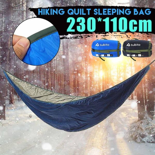

hammock sleeping bag ultralight outdoor camping hammock underquilt portable winter warm under quilt blanket cotton
