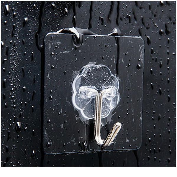 

20/30pcs 6x6cm transparent strong self adhesive door wall hangers suction heavy load rack cup sucker for kitchen bathro jllsev