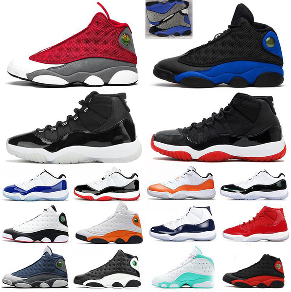 

flint 13 jumpman 11 men women basketball shoes bred 11s hyper royal lucky green playground 13s concord blue mens sports sneakers