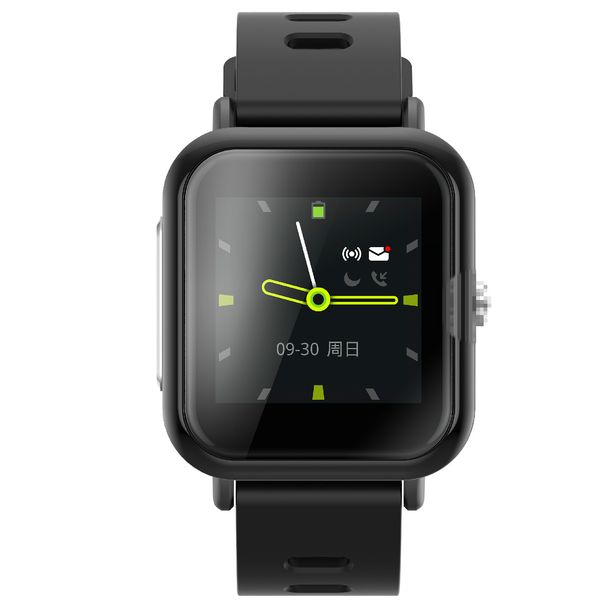 

winsun h110 smart watch 2020 men women ecg ip68 waterproof diy dial full touch screen body fat rate measurement for android ios