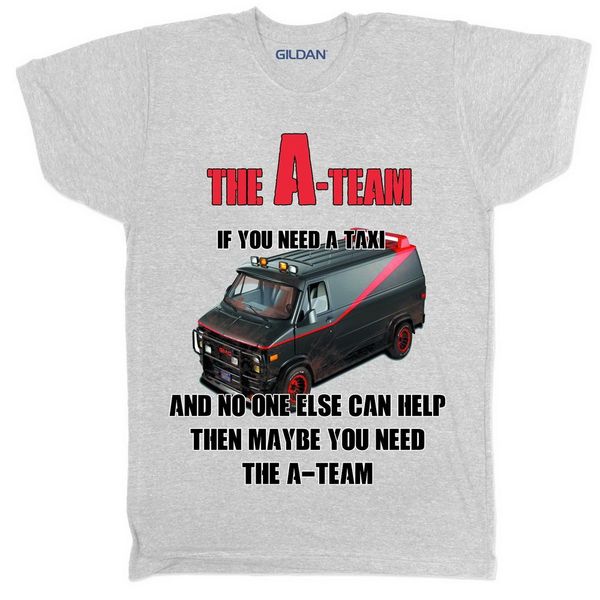 

the a team van funny mr t 80s retro movie film taxi service nerd t shirt cool tee shirt sport hooded sweatshirt hoodie