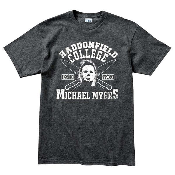 

casual men outwears popular design hip hop anime male tshirt halloween haddonfield collegemovie t shirts sport hooded sweatshirt hoodie