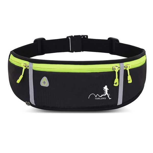 

waist pack women running waterproof waist bag mobile phone holder men gym fitness travel pouch belt pink chest bags 201119