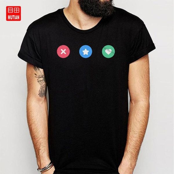

tinder super like symbol t shirt1, White;black