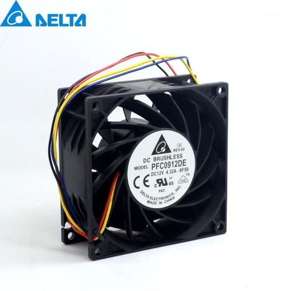 

fans & coolings pfc0912de 9038 12v 4.32a 9cm 90mm cooling fan for delta 90*90*38mm1