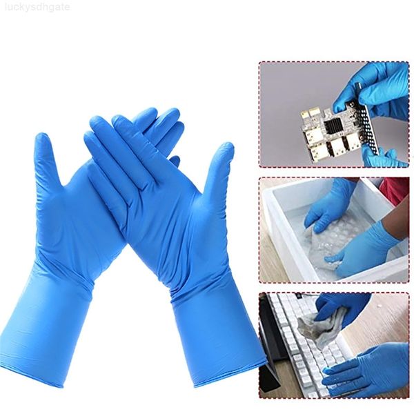 

pcs rubber comfortable disposable mechanic nitrile dishwashing/kitchen/work/rubber/garden 100 hygienic exam gloves 20120