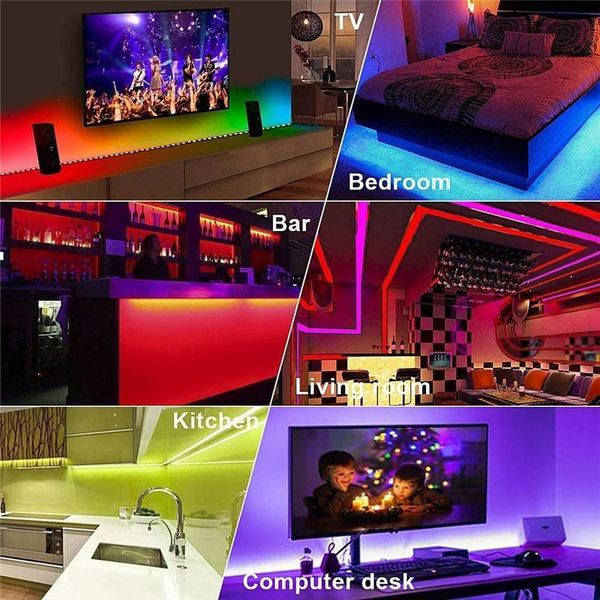 

led strip light 5m 300leds no waterproof rgb 2835 5050 dc12v 60leds m fiexble light led ribbon tape home decoration lamp wmtjki xhhair